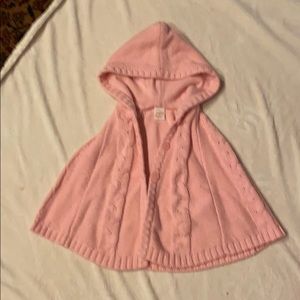 Girls sweater cape